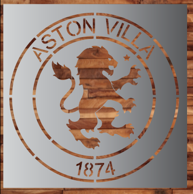 Aston Villa FC Stencil